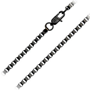 Steel Black IP Box Chain - 3mm